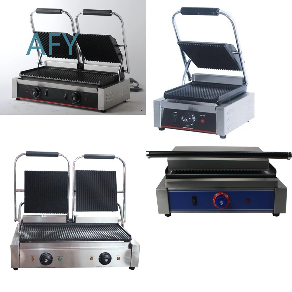 Sandwich Press Grill - Machine à griller électrique professionnelle pour
