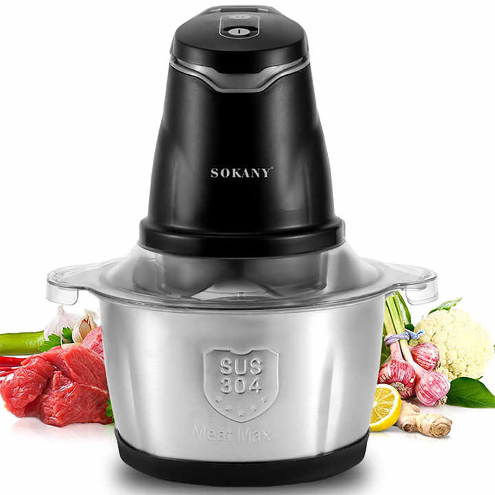 Food Processor Large - Hachoir à viande électrique 400W, hachoir
