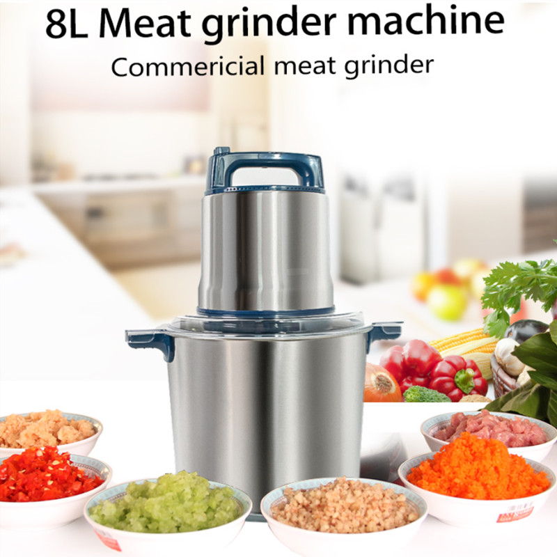 Food Processor Large - Hachoir à viande électrique en acier
