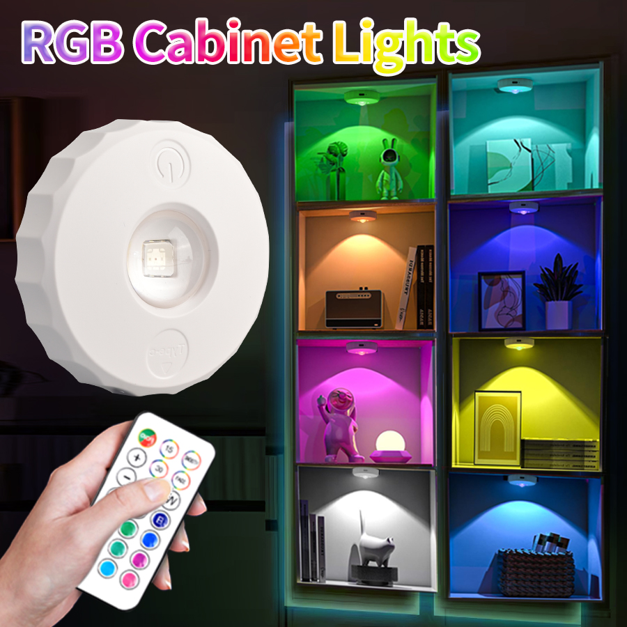 Kitchen Appliances Cabinet - Lampe LED pour armoire, télécommande RGB,