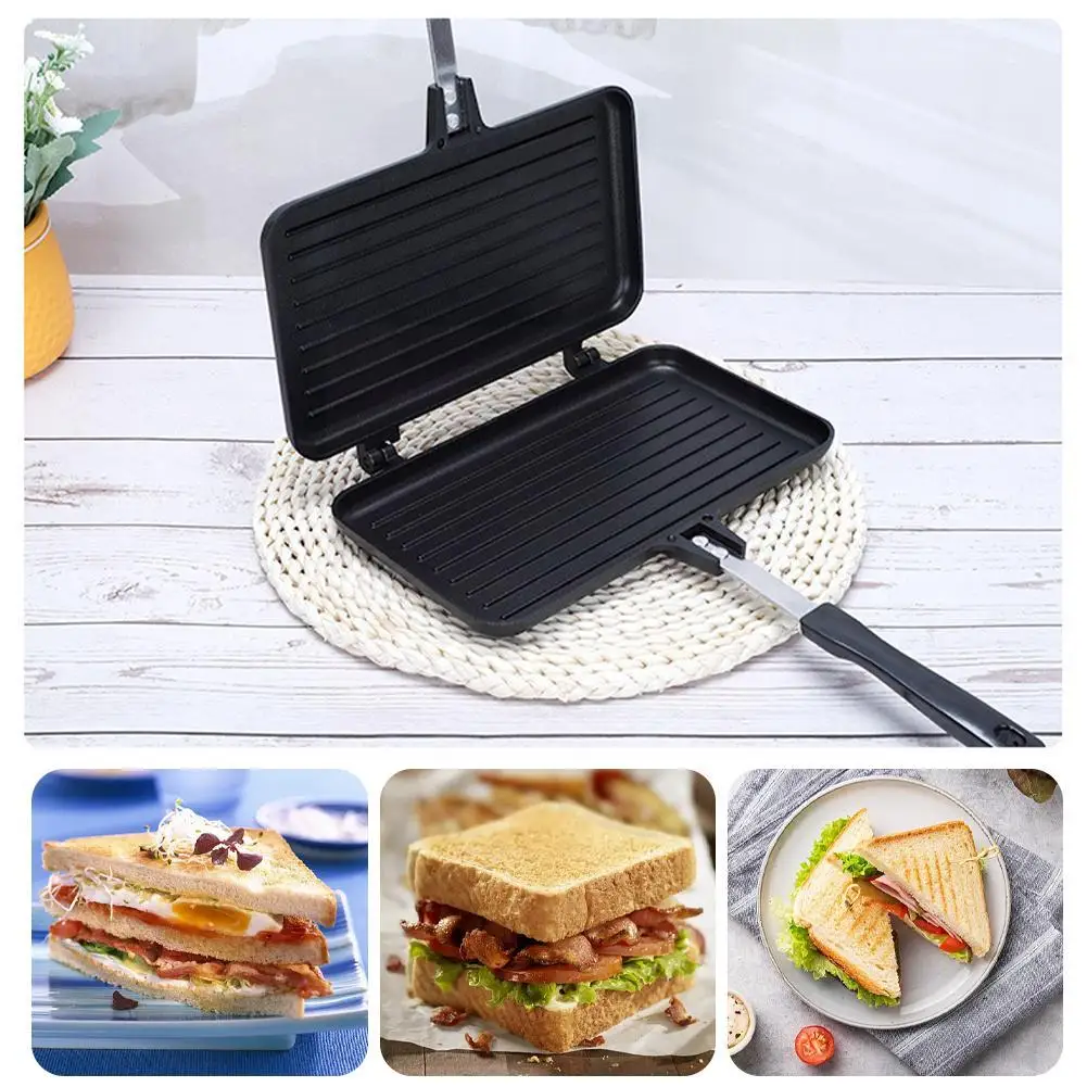 Poêle à frire double face anti - Sandwich Press Grill avis et prix