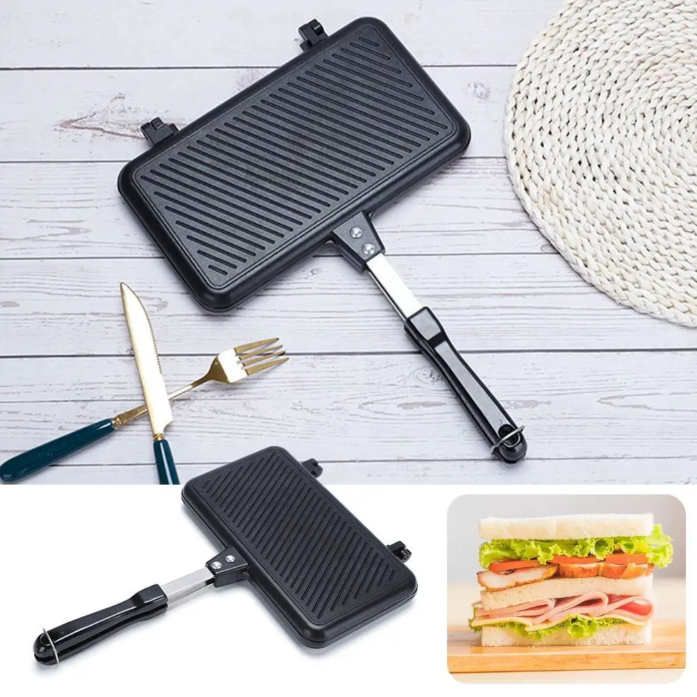 Poêle à frire double face anti - Sandwich Press Grill avis et prix