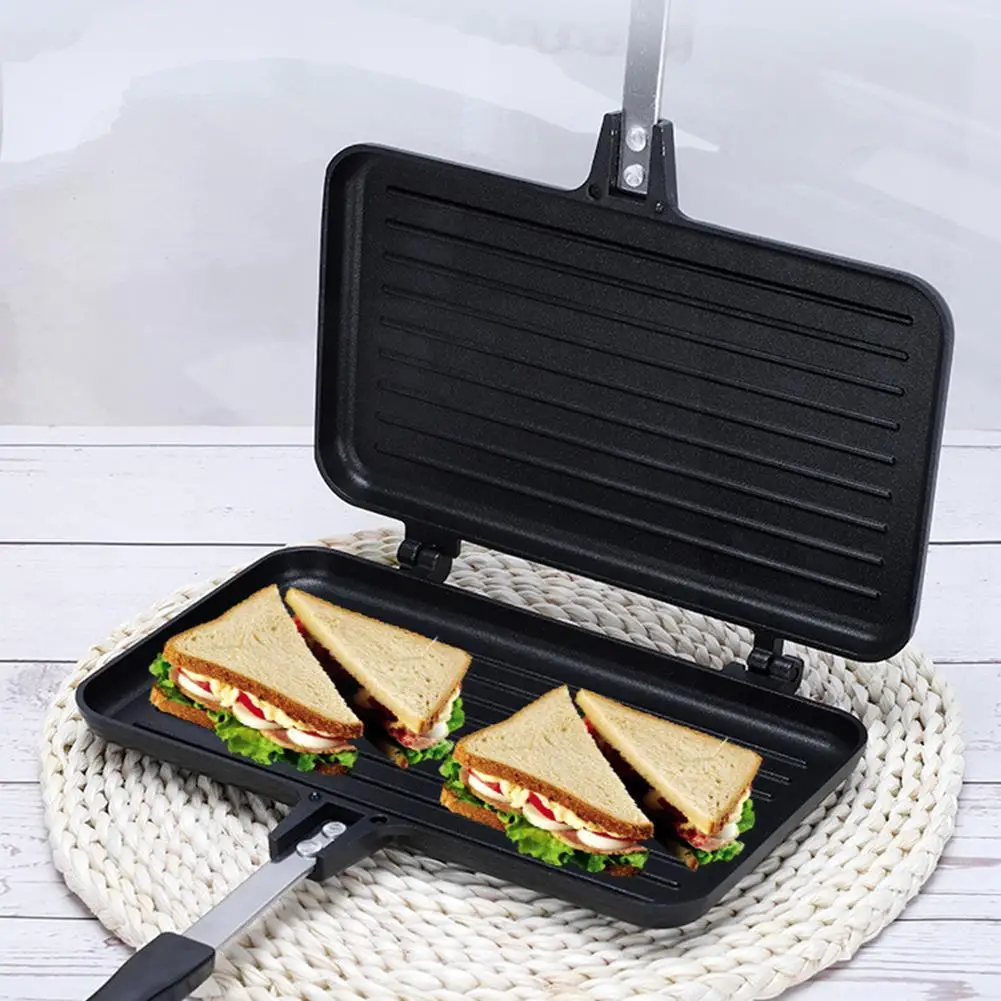 Poêle à frire double face anti - Sandwich Press Grill avis et prix