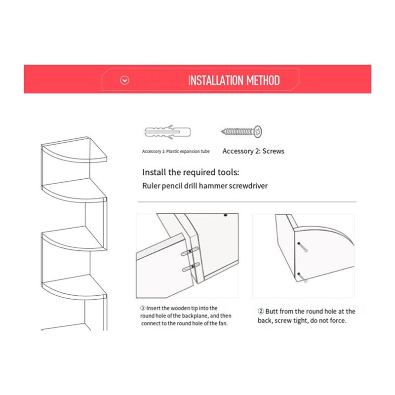 ABUL - Étagère d'angle murale  - Kitchen Appliances Cabinet avis et prix