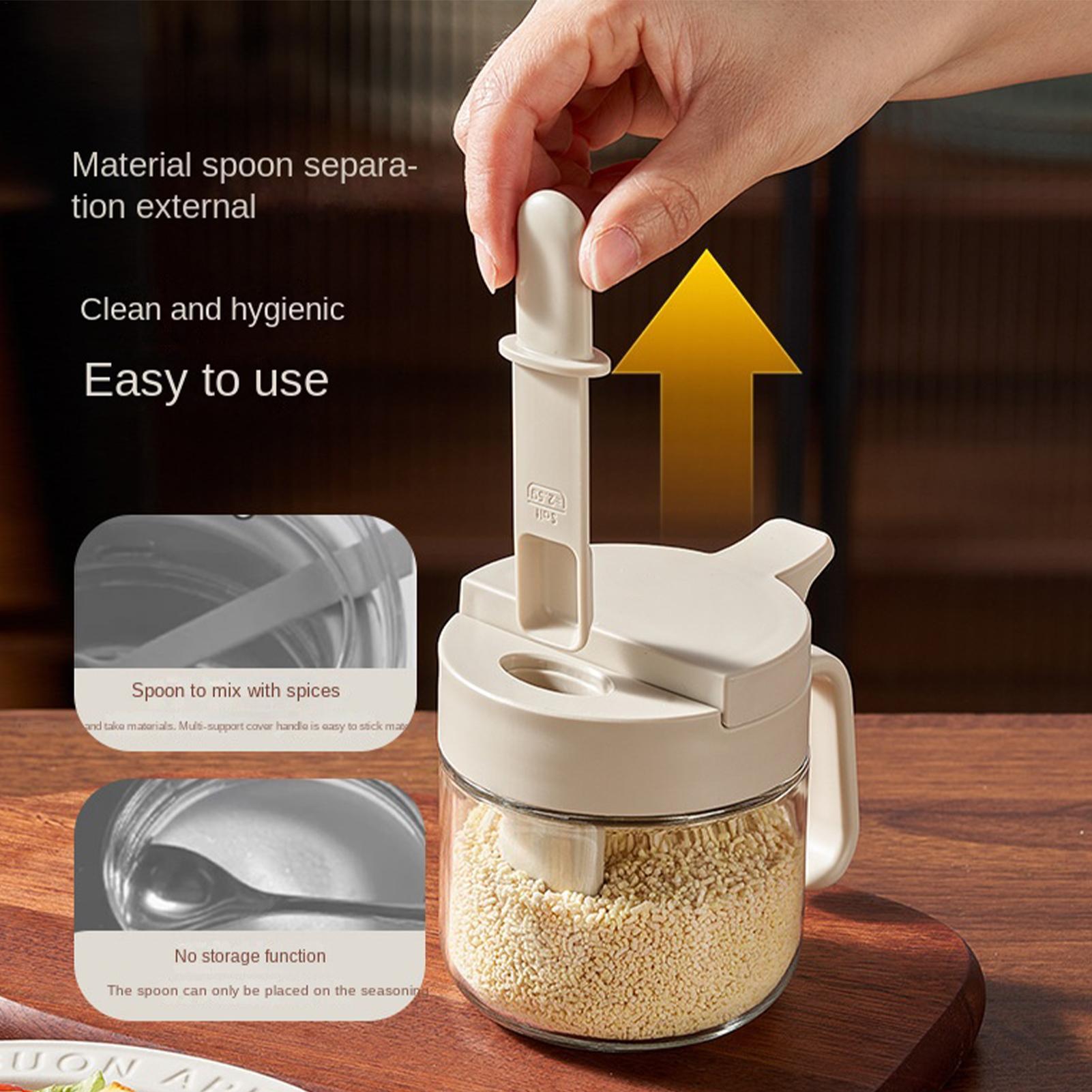 Pot à épices étanche avec cuil - Kitchen Appliances Cabinet avis et prix